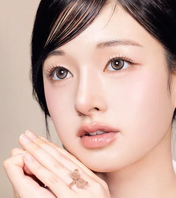 OLOLA Mousse Taupe Beige（ムーストープベージュ）1day カラコン｜ベージュ 水光 ナチュラル 韓国カラコン